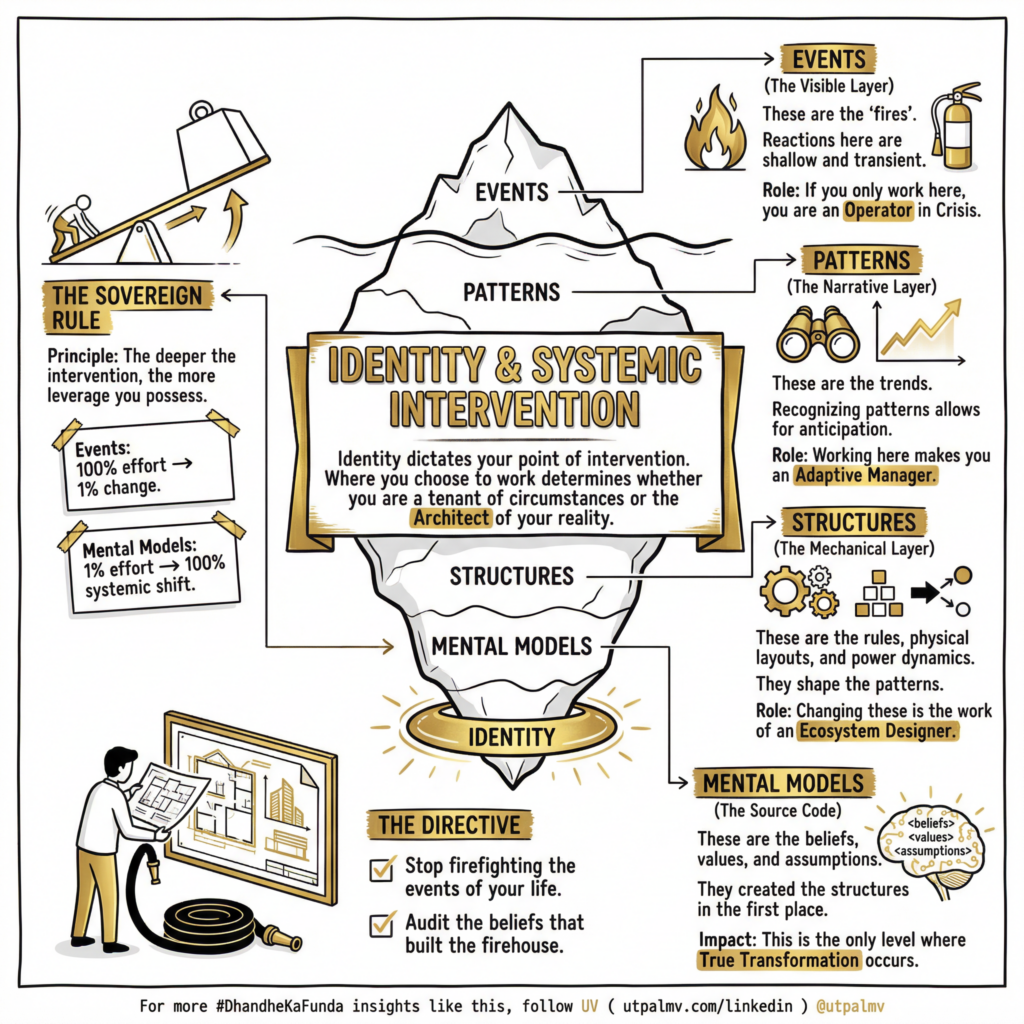Identity & Systemic Intervention: Systems Thinking Iceberg Model
